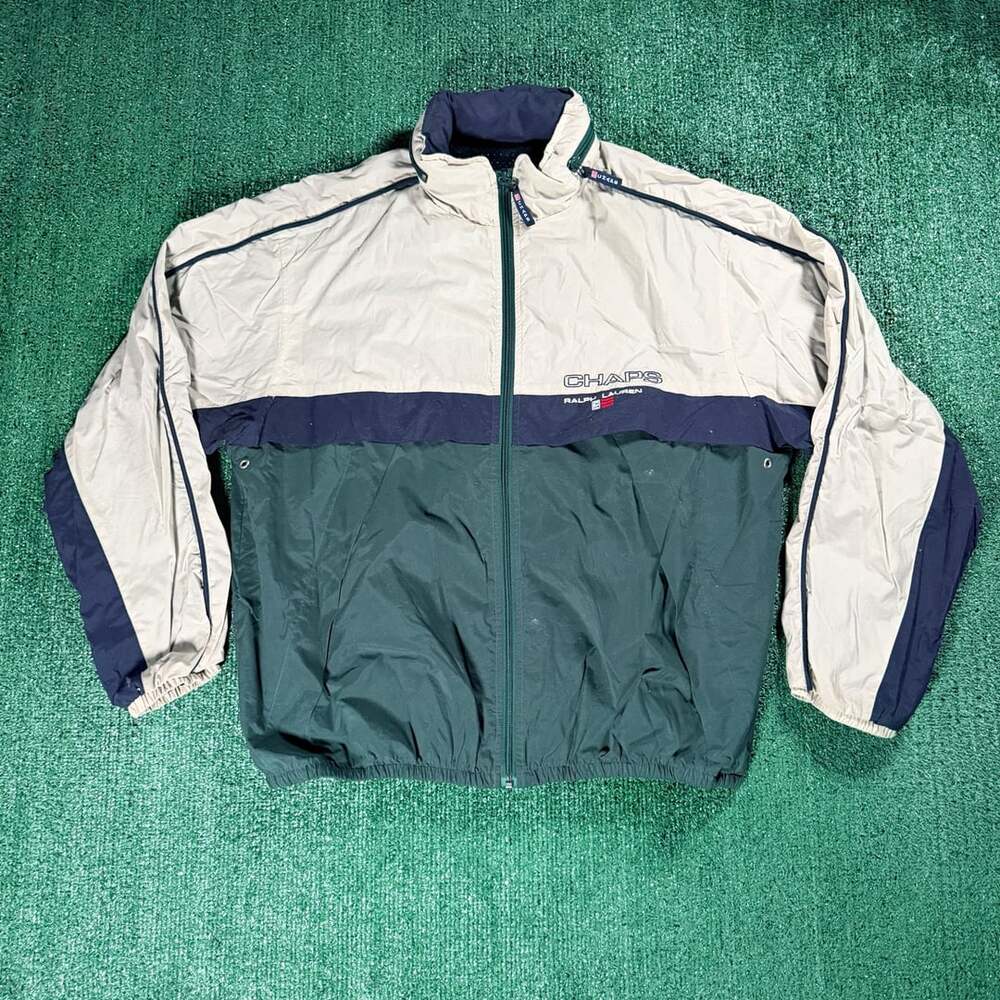 Vintage Ralph Lauren Chaps Windbreaker Jacket Size Large